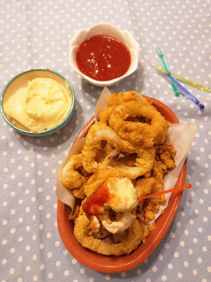 calamari fritti con friggitrice ad aria senza glutine