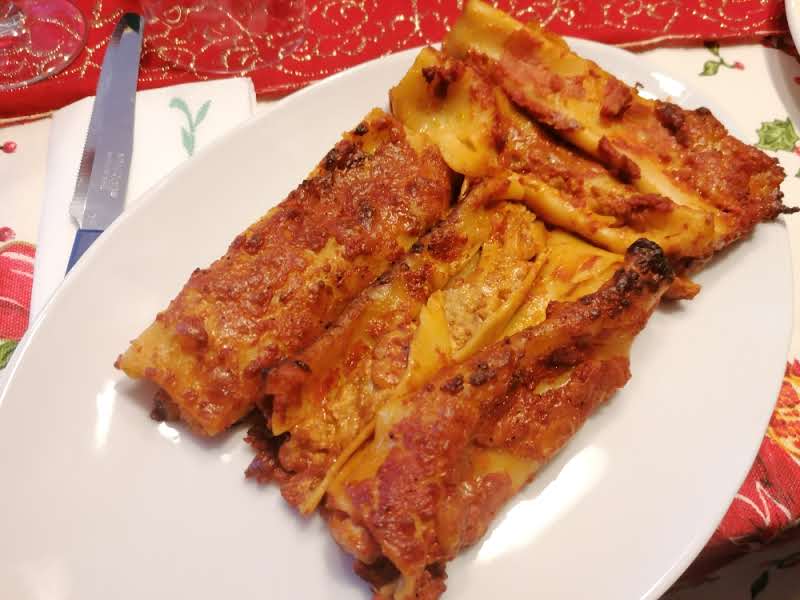 cannelloni al forno senza glutine al pomodoro