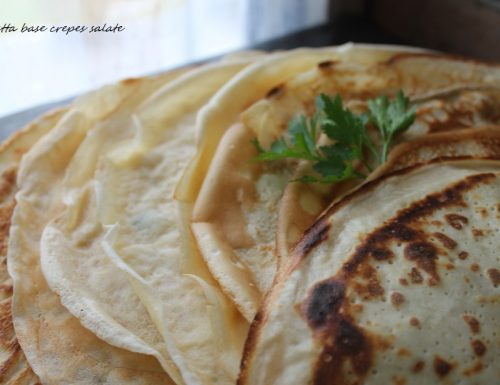 Ricetta base crepes salate