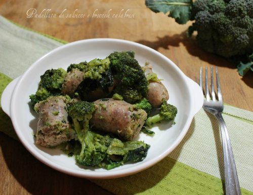 Padellata di salsicce e broccoli calabresi
