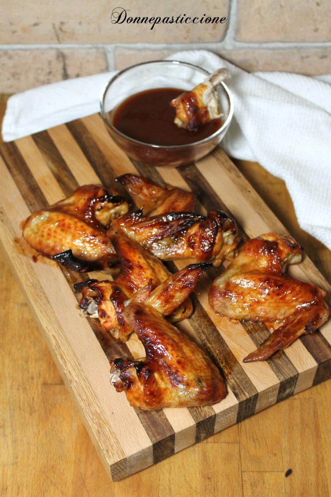 alette di pollo in salsa barbecue