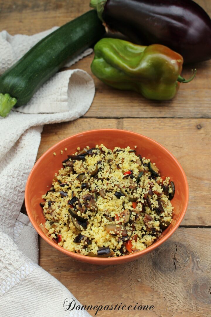 couscous con verdure speziato - ricetta leggera