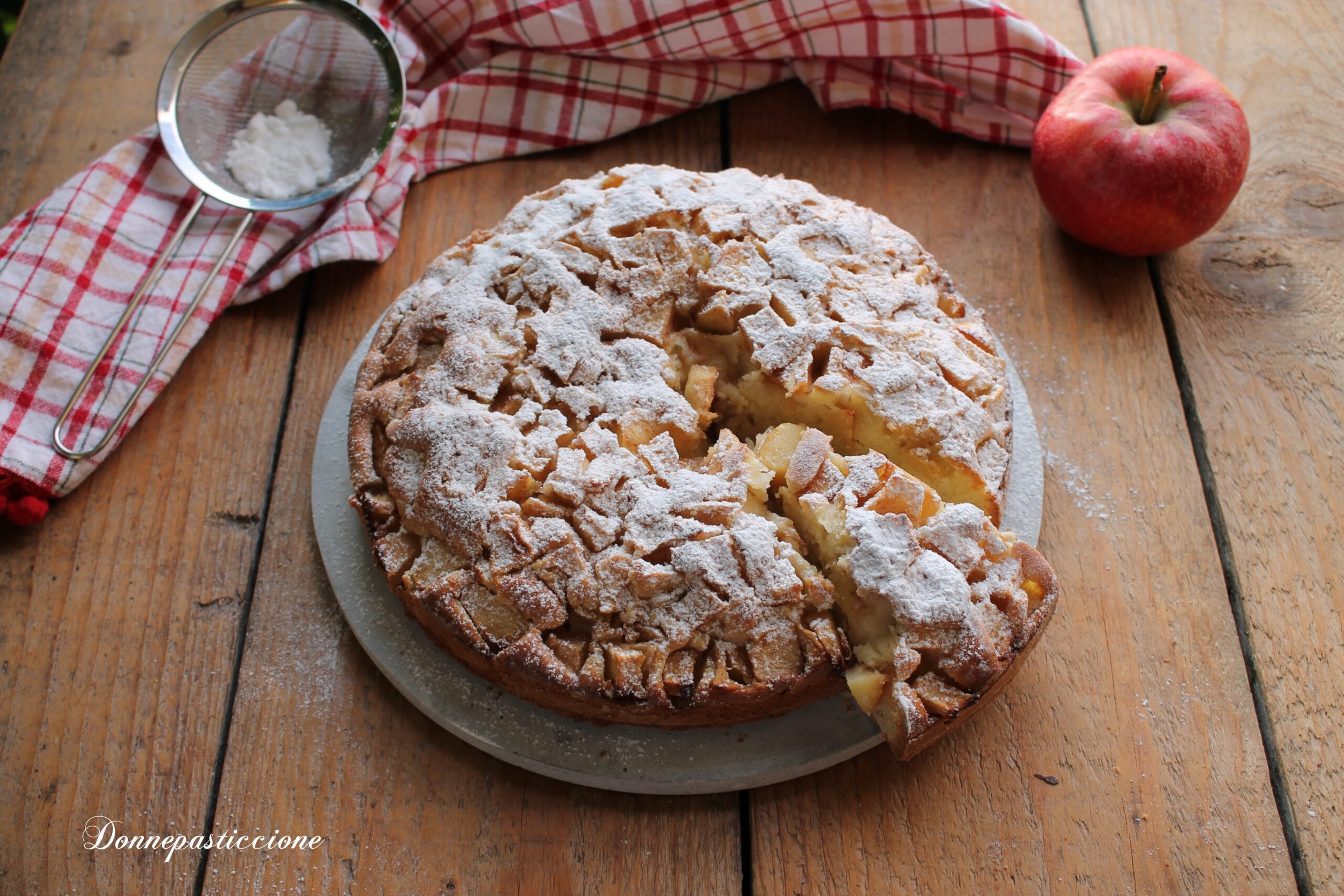 torta di mele senza burro velocissima