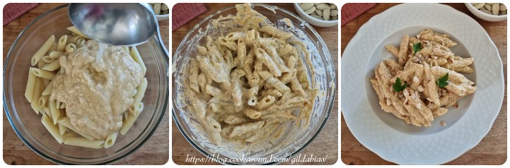 Pasta con pesto di mandorle e pomodori secchi - Donnepasticcione