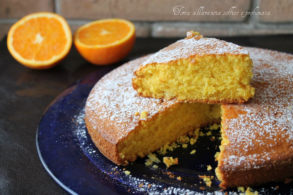torta all’arancia soffice e profumata