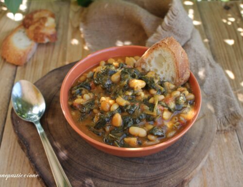 Curry di fagioli e spinaci