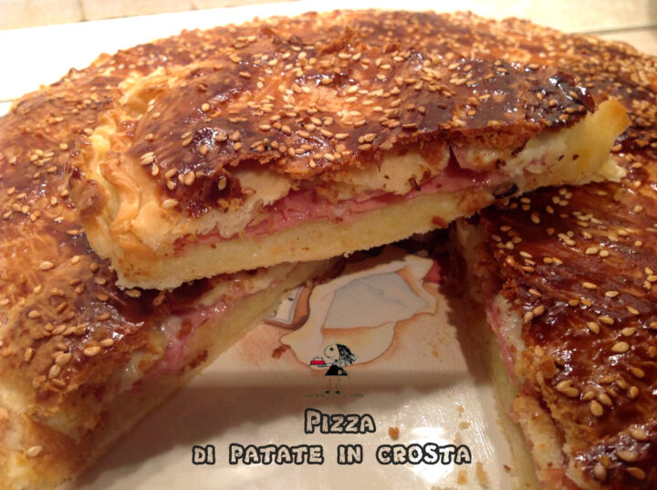 pizza di patate in crosta ripiena