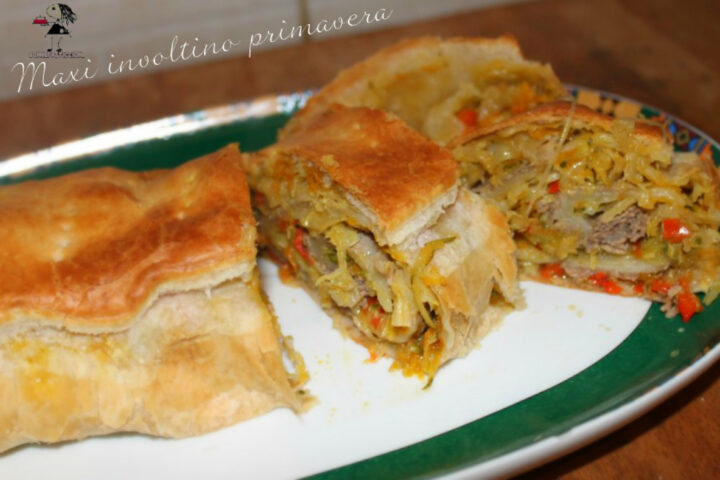 strudel salato di carne e verdure