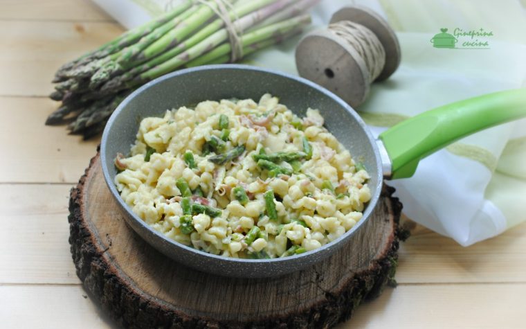 spätzle con asparagi speck e robiola spätzle con asparagi speck e robiola