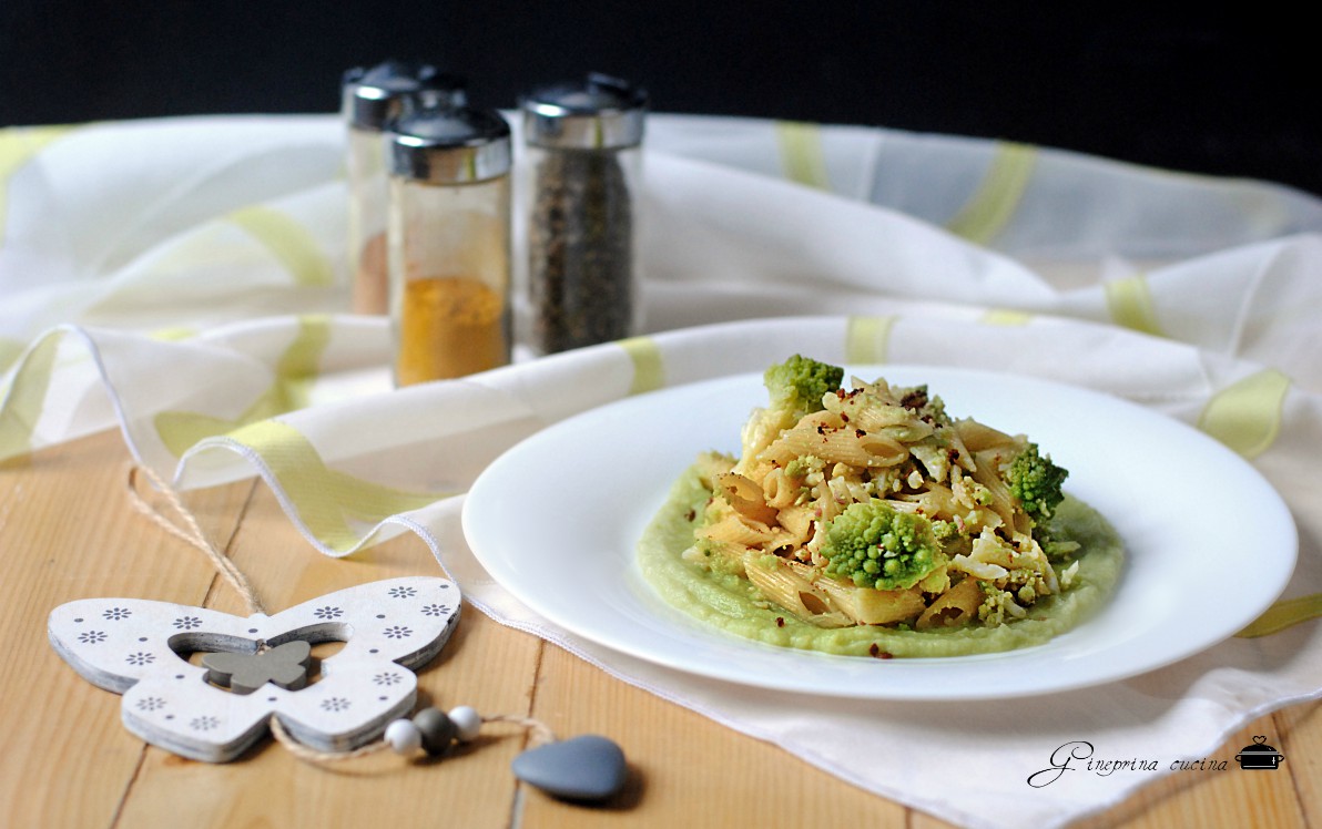 pasta con broccolo romano - Gineprina cucina