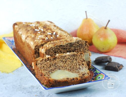 plumcake cioccolato e pere