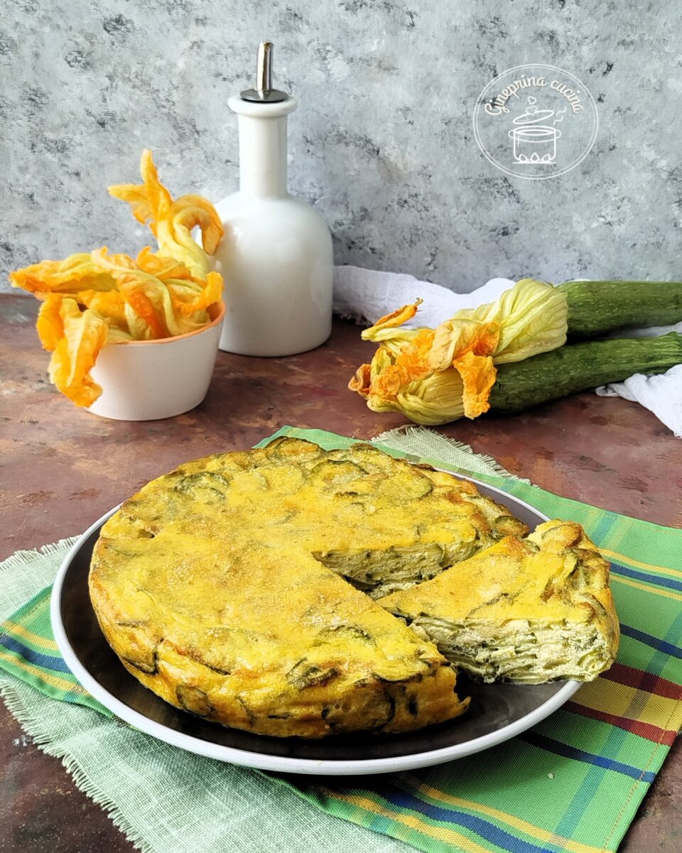 frittata di zucchine al forno - Gineprina cucina