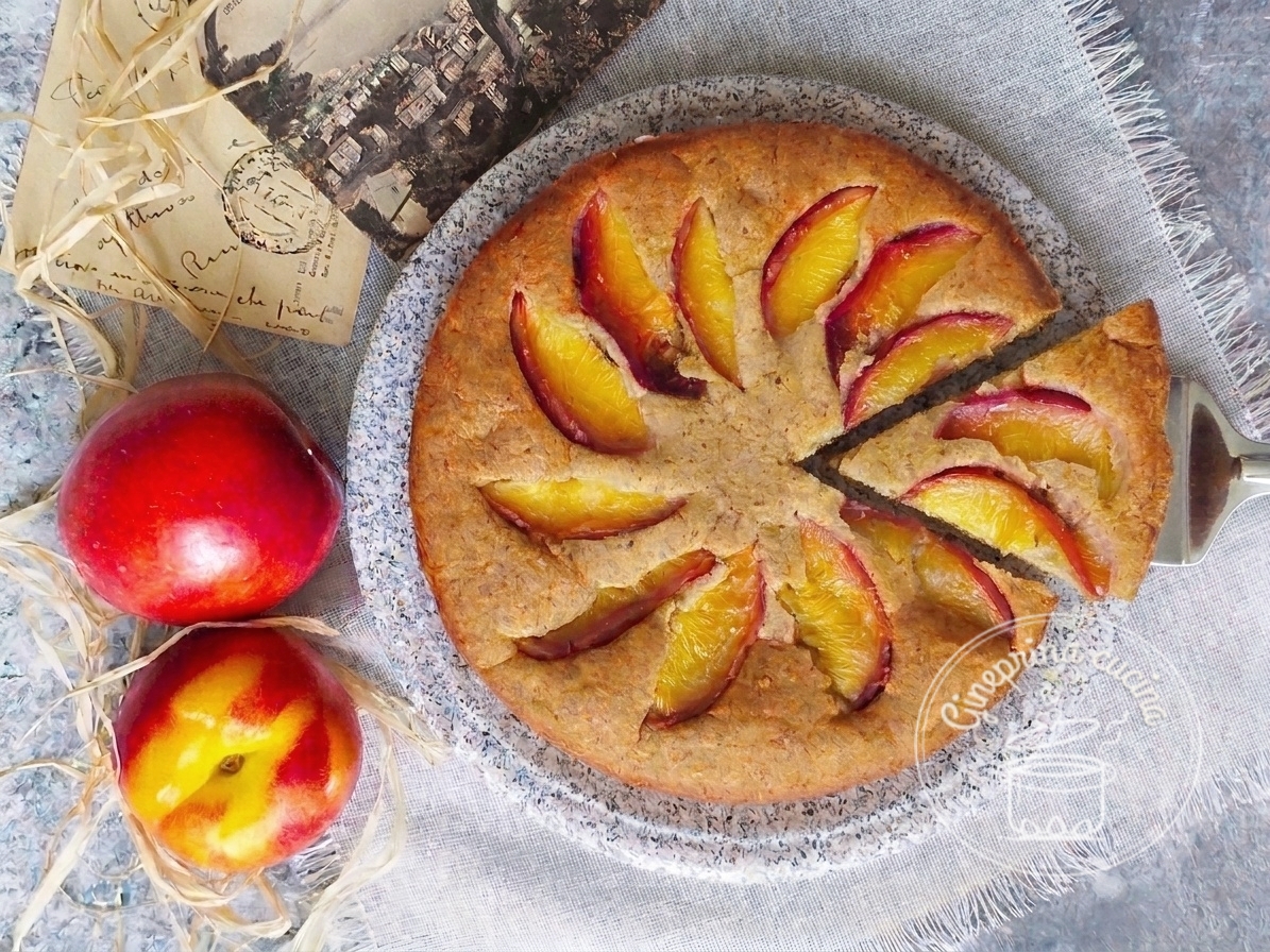 Torta alle pesche gluten-free