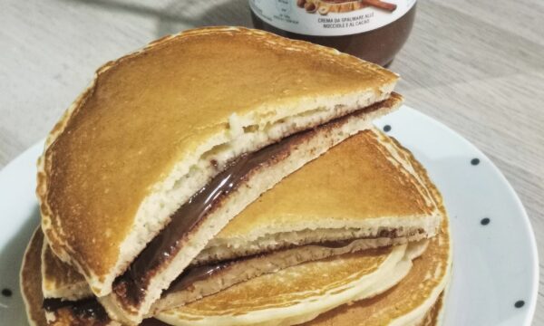 pancake senza burro con nutella