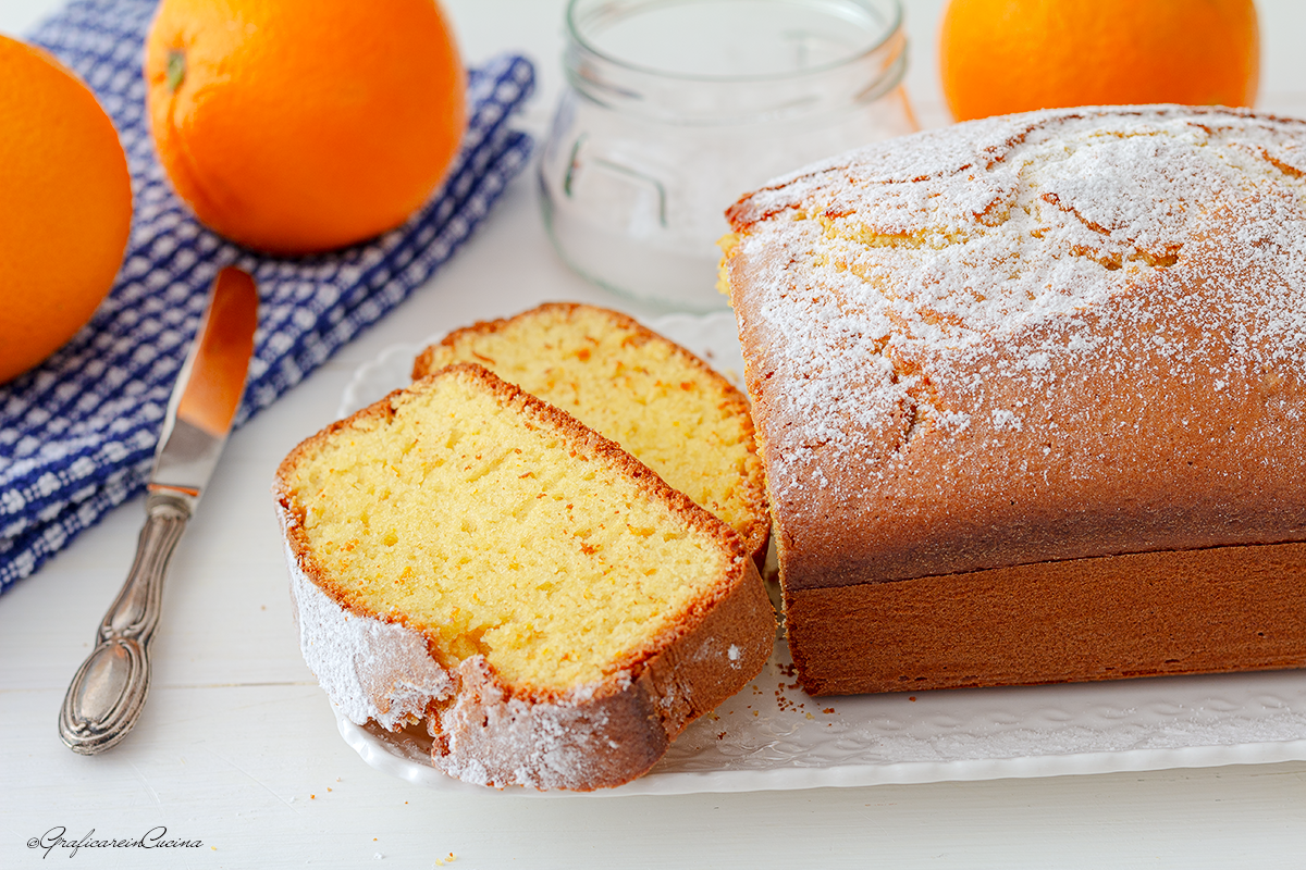 Plumcake all'arancia senza latticini