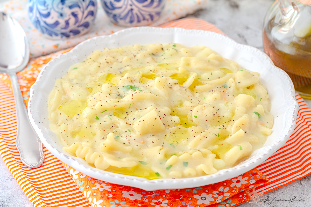 Pasta patate e provola
