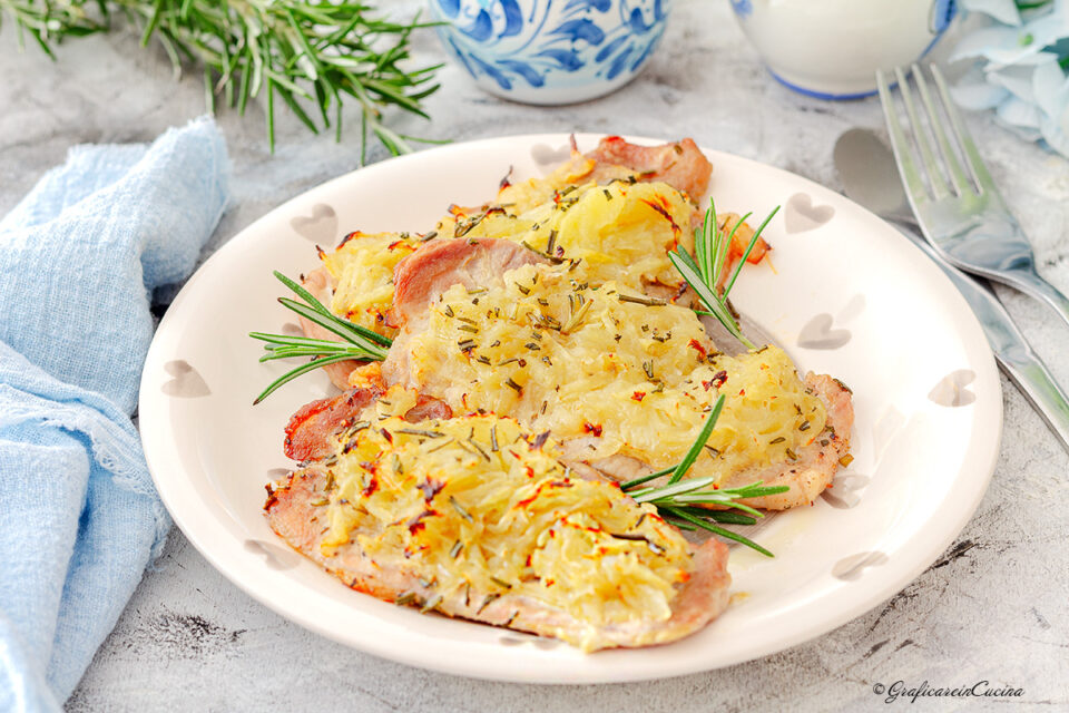Fettine di lonza al forno con patate