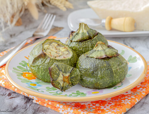 Zucchine tonde ripiene