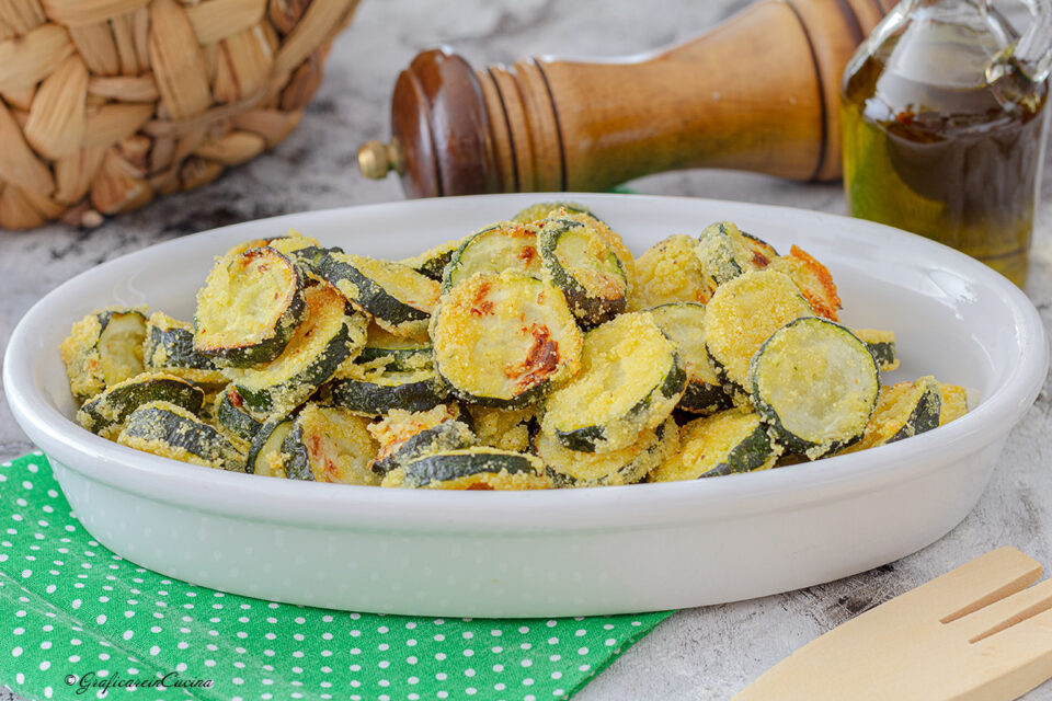 Zucchine sfiziose in friggitrice ad aria