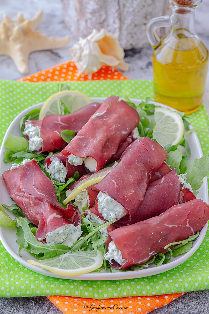Involtini di bresaola