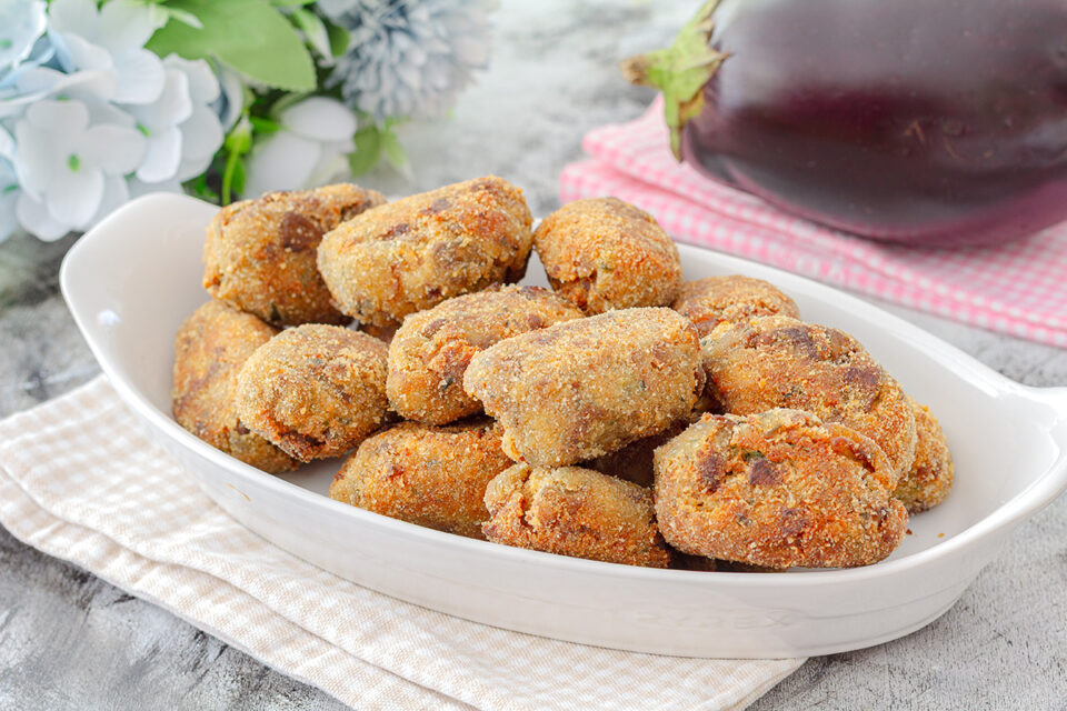 Polpette di melanzane e tonno
