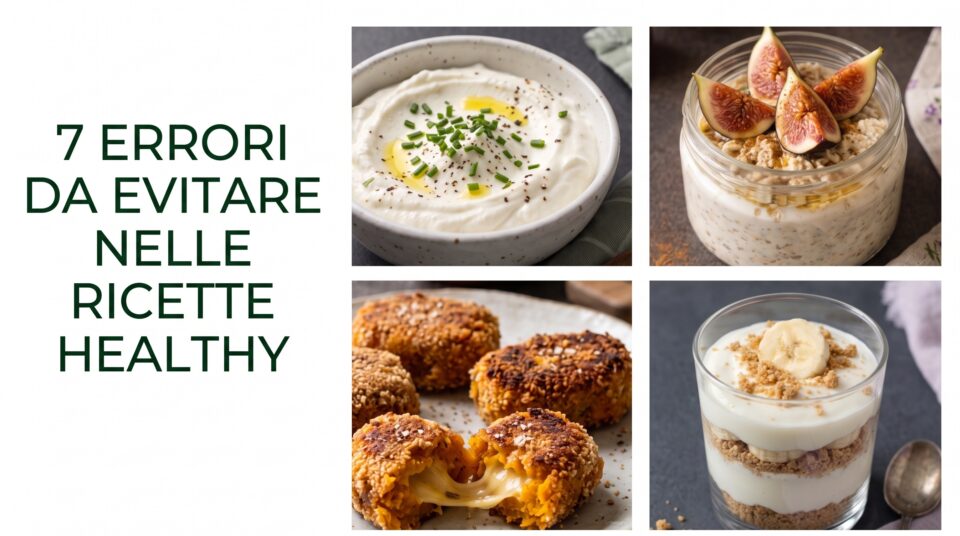 7 errori che rendono le ricette healthy meno buone (e come evitarli)