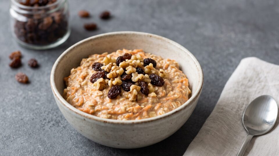 Carrot cake bowl in 5 minuti