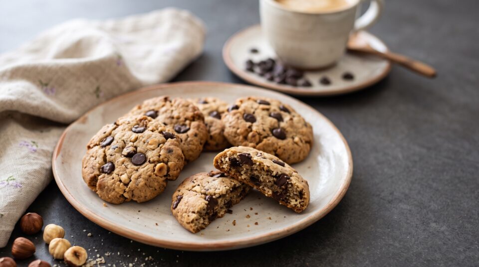 Cookies morbidi low carb con farina di nocciole: la ricetta virale, ma più leggera