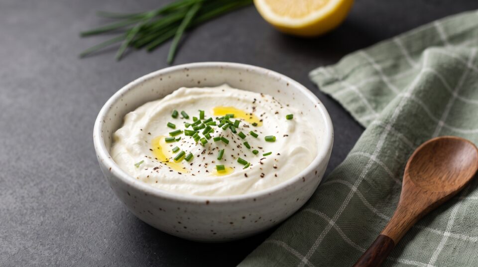 Crema spalmabile yogurt e feta: cremosa e pronta in 5 minuti
