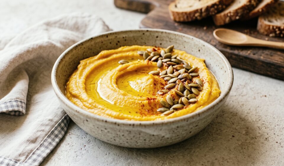 Hummus di zucca cremoso: pronto in soli 5 minuti