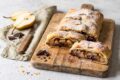 Strudel di pere e cioccolato senza burro, soffice