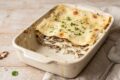 Lasagna cremosa ai funghi senza besciamella né burro