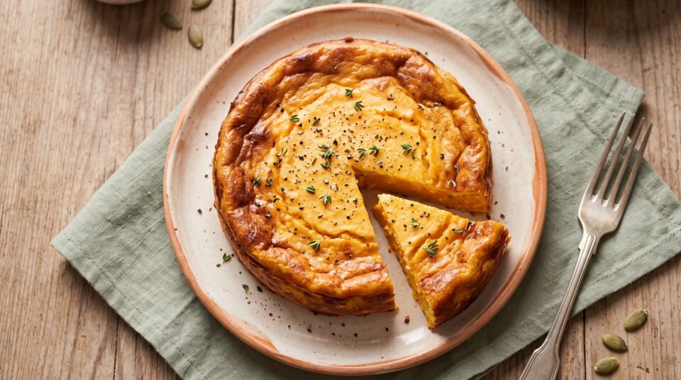 Sformato di zucca e ricotta morbidissimo, senza besciamella