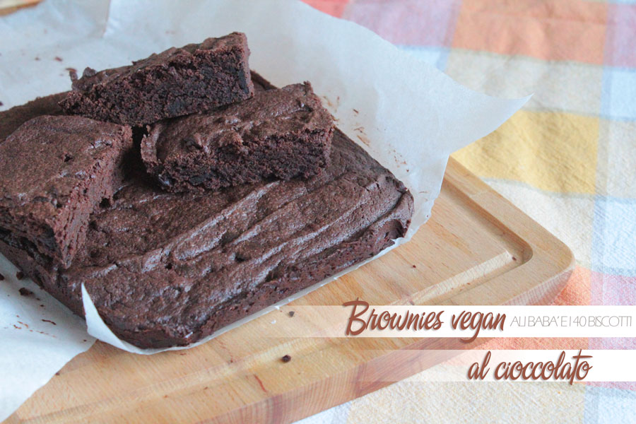 Brownies vegan al cioccolato
