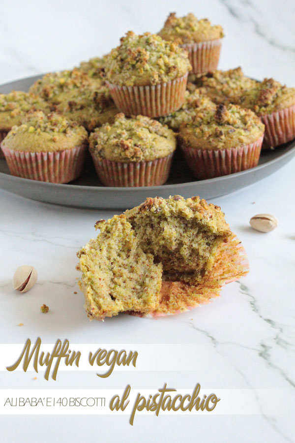 muffin vegan al pistacchio