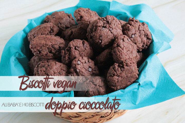 Biscotti doppio cioccolato vegan