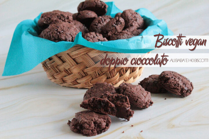 Biscotti doppio cioccolato vegan