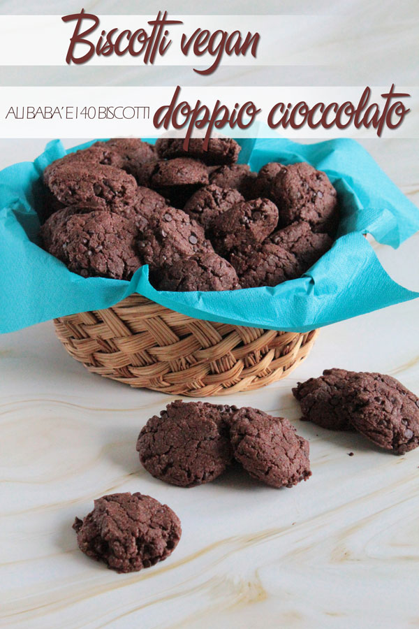 Biscotti doppio cioccolato vegan