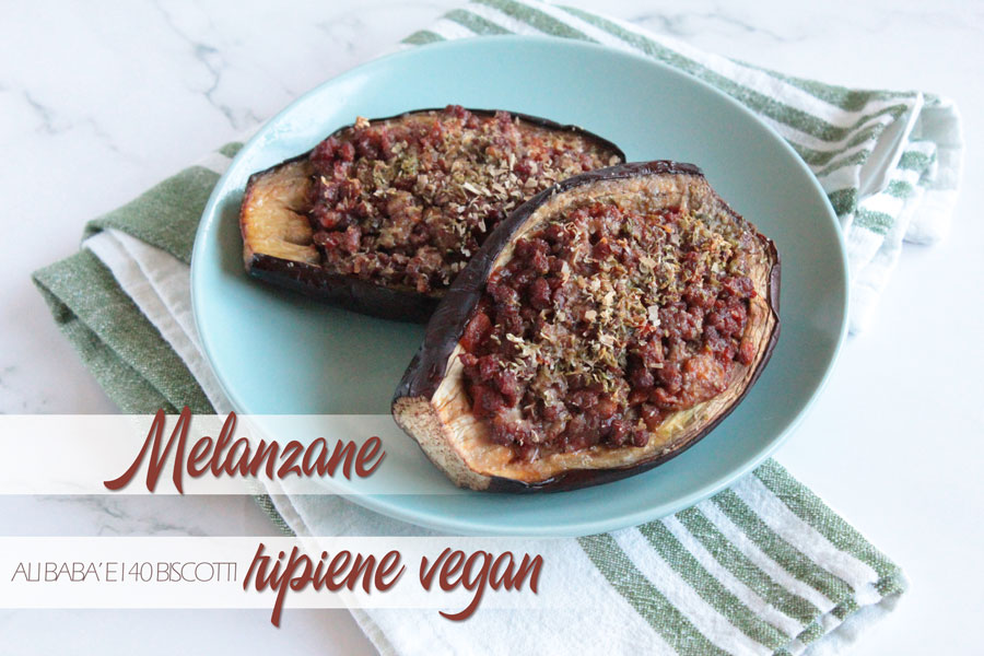 Melanzane ripiene vegan