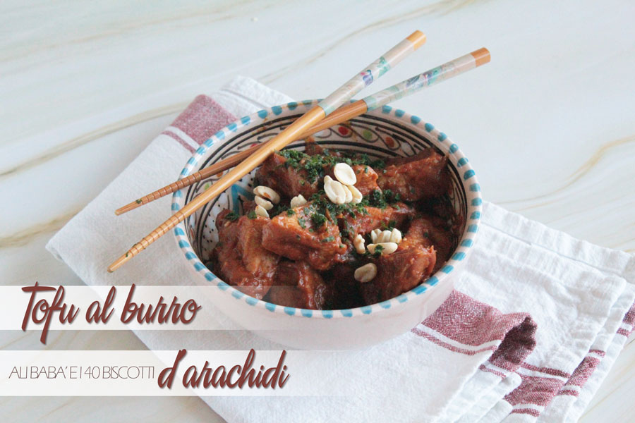 Tofu al burro d'arachidi