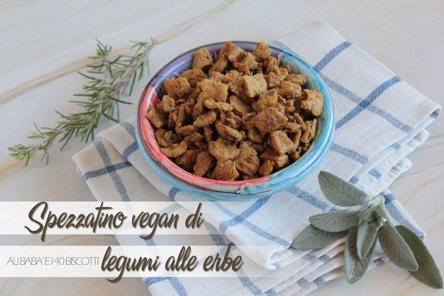 Spezzatino vegan di legumi alle erbe