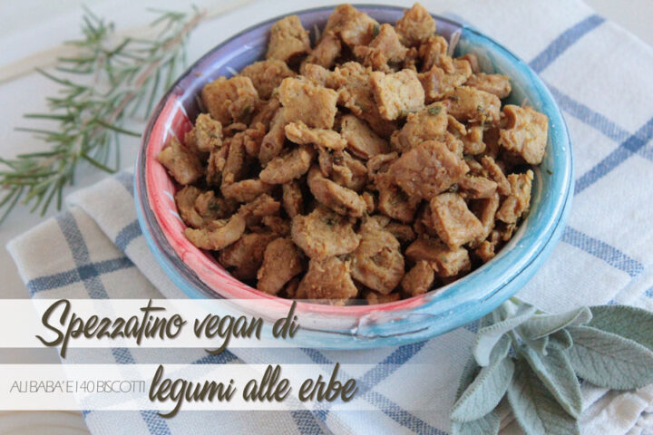 Spezzatino vegan di legumi alle erbe