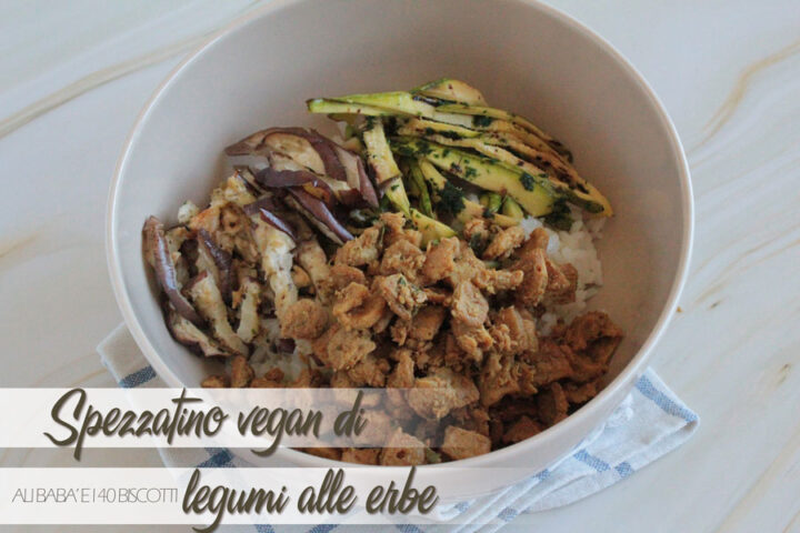 Spezzatino vegan di legumi alle erbe