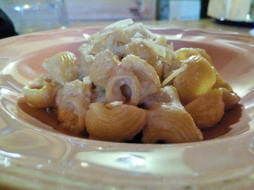 Pasta salsiccia e mascarpone – Pasta with sausages and mascarpone