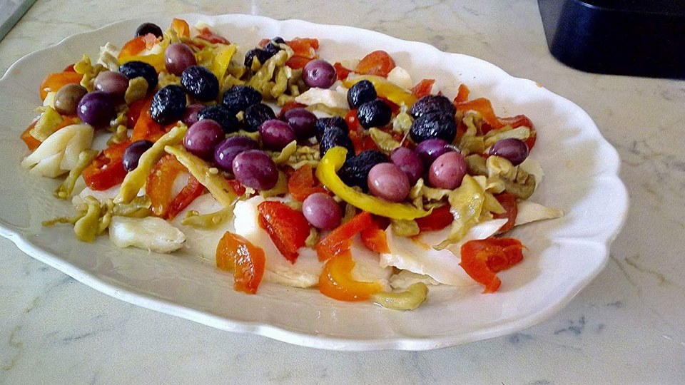 insalata di bacclà, un piatto estivo, colorato e golosissimo