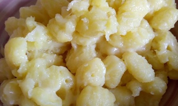 Gnocchetti di patate fatti in casa al formaggio Casera e Bitto Dop