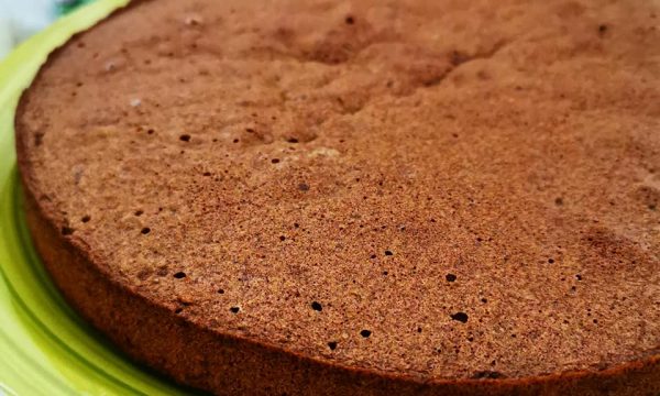 Pan di spagna morbido al cacao per torte multistrato