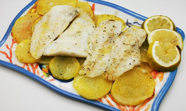 Merluzzo con limone e patate