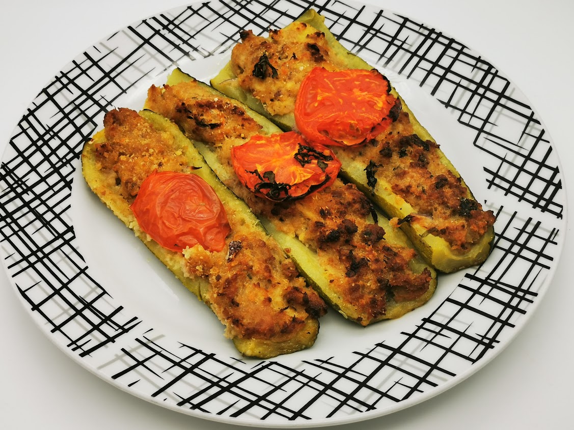 zucchine ripiene al tonno