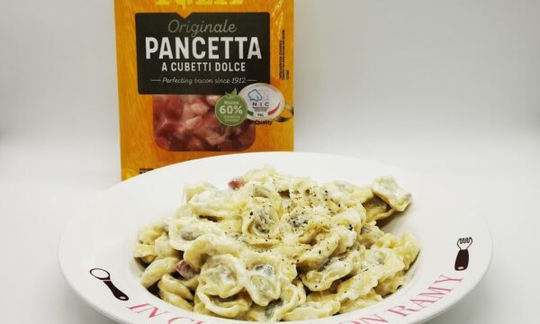 Tortellini panna e pancetta dolce